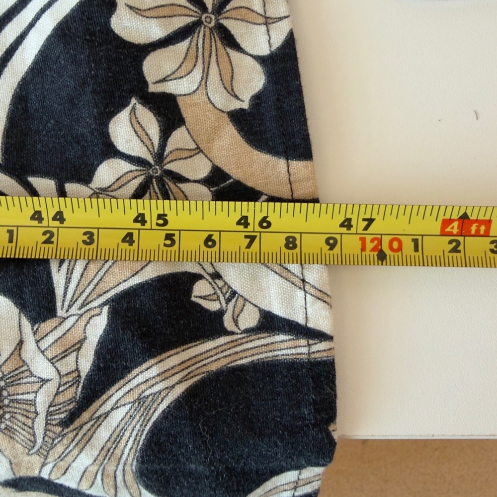 Soft Surroundings Midi Floral Tank Dress Size 1X Linen Blend Relaxed Neutral - Picture 10 of 10